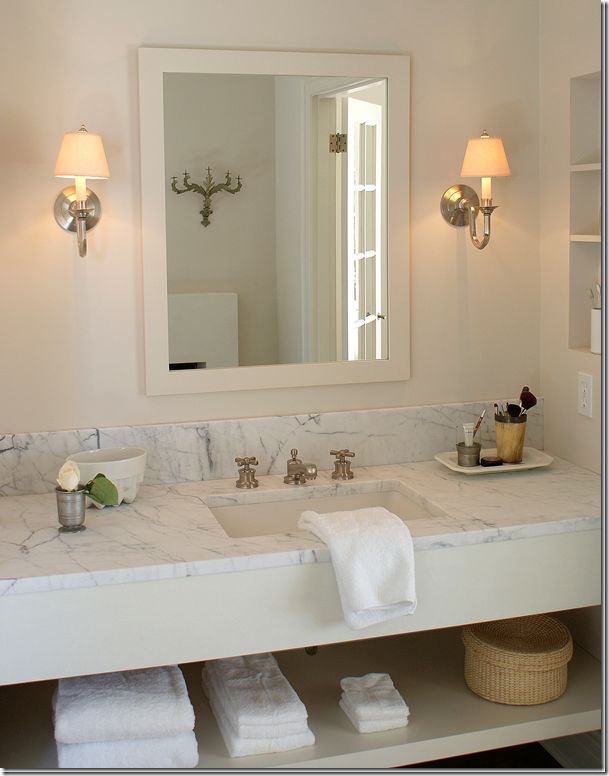 Marble finishes in a commercial interior